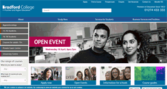 Desktop Screenshot of bradfordcollege.ac.uk